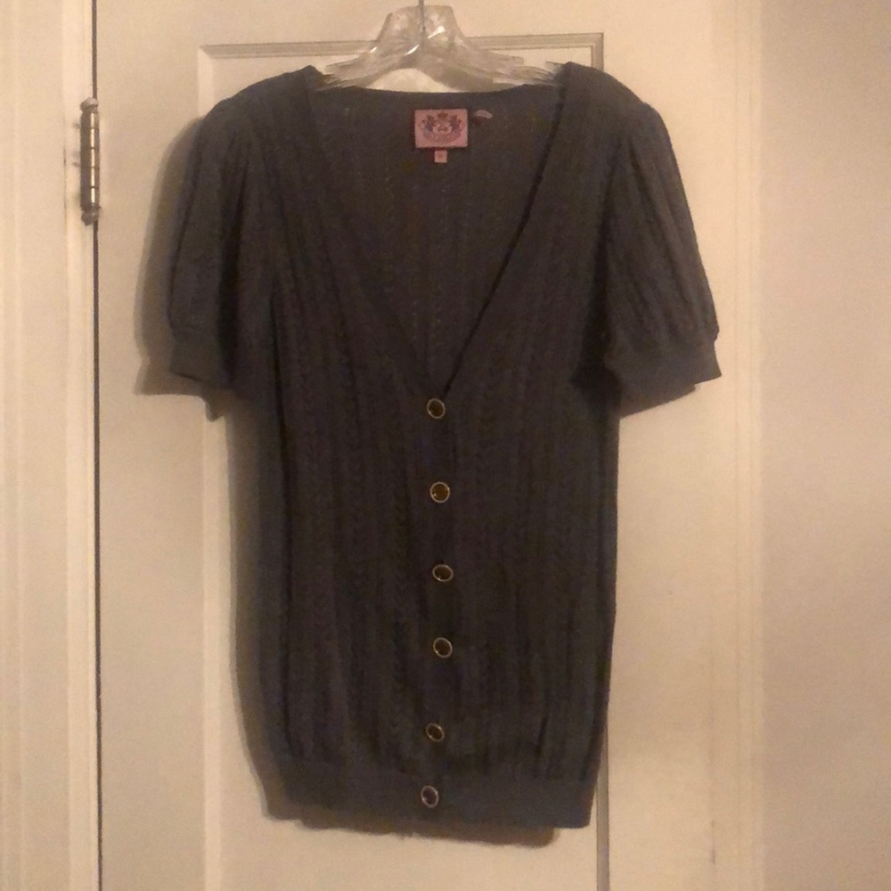 Cute Short Sleeve Juicy Couture Cardigan